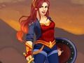 თამაში Amazon Warrior Wonder Woman Dress Up ონლაინ
