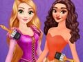 თამაში Disney Princess: Rainbow კაბები  ონლაინ