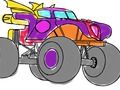 თამაში Monster Truck საღებარი წიგნი  ონლაინ