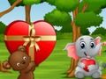 თამაში Sweet Valentine ცხოველები Jigsaw  ონლაინ