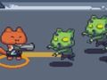თამაში Cat Gunner vs Zombies ონლაინ
