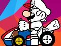 თამაში Mario მართვის საღებარი წიგნი ონლაინ