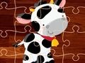 თამაში Cartoon Farm Animal Puzzle  ონლაინ