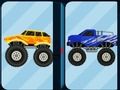 თამაში ექსტრემალური Monster Trucks Memory  ონლაინ