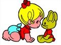 თამაში სკოლაში დაბრუნება: Baby Girl Coloring  ონლაინ