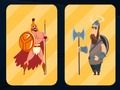 თამაში Spartan And Viking Warriors მეხსიერება  ონლაინ