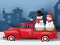 თამაში Xmas სატვირთო მანქანები jigsaw ონლაინ