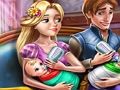 თამაში Rapunzel Twins ოჯახის დღე  ონლაინ