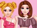 თამაში მოდური Ruffle Crop Top Dress Up  ონლაინ