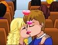 თამაში Kiss on ყვითელი ავტობუსი ონლაინ