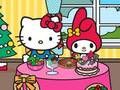 თამაში Hello Kitty და მეგობრები საშობაო სადილი  ონლაინ