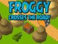 თამაში Froggy გადაკვეთს გზას!  ონლაინ