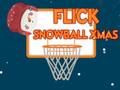 თამაში Flick Snowball Xmas ონლაინ