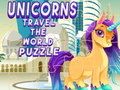 თამაში Unicorns მოგზაურობა მსოფლიო თავსატეხი  ონლაინ