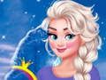 თამაში Elsa Frozen ელეგანტური ვარდები  ონლაინ