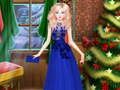 თამაში Elsa Frozen საშობაო კაბა  ონლაინ