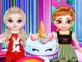 თამაში Little Princess Unicorn ტორტის დამზადება  ონლაინ