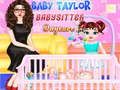 თამაში Baby Taylor Babysitter Daycare ონლაინ