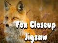 თამაში Fox Closeup jigsaw ონლაინ