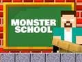 თამაში Monster School: Roller Coaster & Parkour ონლაინ