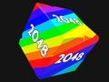 თამაში Cubes 2048 3D ნომრებით  ონლაინ
