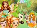 თამაში Fairy Dress Up თამაშები გოგონებისთვის  ონლაინ