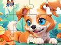 თამაში Jigsaw Puzzle: ძაღლი და ბაღი  ონლაინ