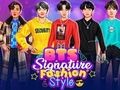 თამაში BTS Signature მოდის სტილი  ონლაინ