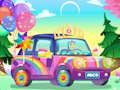 თამაში დეკორი Rainbow Car  ონლაინ