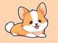 თამაში საღებარი წიგნი: Corgi  ონლაინ