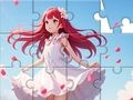 თამაში Jigsaw Puzzle: თეთრი კაბა გოგო ონლაინ