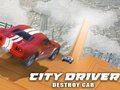 თამაში ქალაქის მძღოლი: Destroy Car  ონლაინ