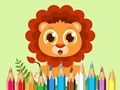 თამაში საღებარი წიგნი: Baby Lion  ონლაინ