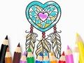 თამაში საღებარი წიგნი: Heart Dreamcatcher  ონლაინ