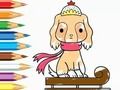 თამაში საღებარი წიგნი: Dog-Riding-Sled  ონლაინ