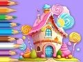 თამაში საღებარი წიგნი: Lollipop House  ონლაინ