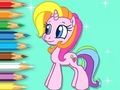 თამაში საღებარი წიგნი: Shining Pony  ონლაინ