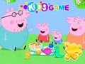 თამაში Jigsaw Puzzle: Peppa Pig საოჯახო პიკნიკი  ონლაინ