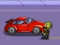 თამაში მძღოლი Zombie Escape 2D  ონლაინ