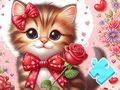 თამაში Jigsaw Puzzle: Bowknot Cat ონლაინ