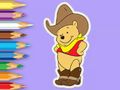 თამაში საღებარი წიგნი: Cowboy Winnie  ონლაინ