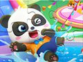 თამაში Jigsaw Puzzle: Baby Panda წყლის პარკი  ონლაინ