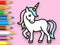 თამაში საღებარი წიგნი: ბედნიერი Unicorn  ონლაინ