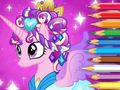თამაში საღებარი წიგნი: Pony Princess  ონლაინ