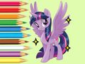 თამაში საღებარი წიგნი: Twilight Sparkle  ონლაინ