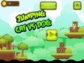თამაში Jumping cat vs dog ონლაინ