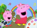 თამაში საღებარი წიგნი: Peppa Pig Muddy Funny  ონლაინ