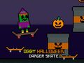 თამაში ონლაინ თამაში Obby Halloween Danger Skate  ონლაინ