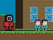 თამაში Squid გაქცევა, მაგრამ blockworld  ონლაინ