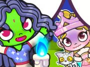 თამაში Jigsaw Puzzle: Elphaba და Glinda  ონლაინ